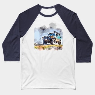 Toyota FJ Cruiser at Mojave National Preserve, USA Baseball T-Shirt